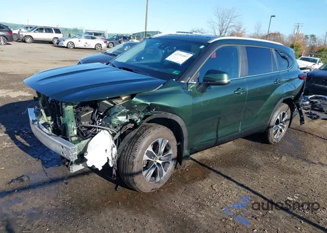 2025 Toyota Highlander Xle from USA, damaged, VIN 5TDKDRBH3SS582986